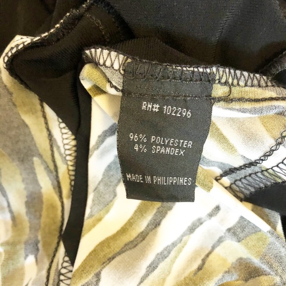 FINAL PRICE Connected Black and White A-Line Dress - Picture 3 of 4